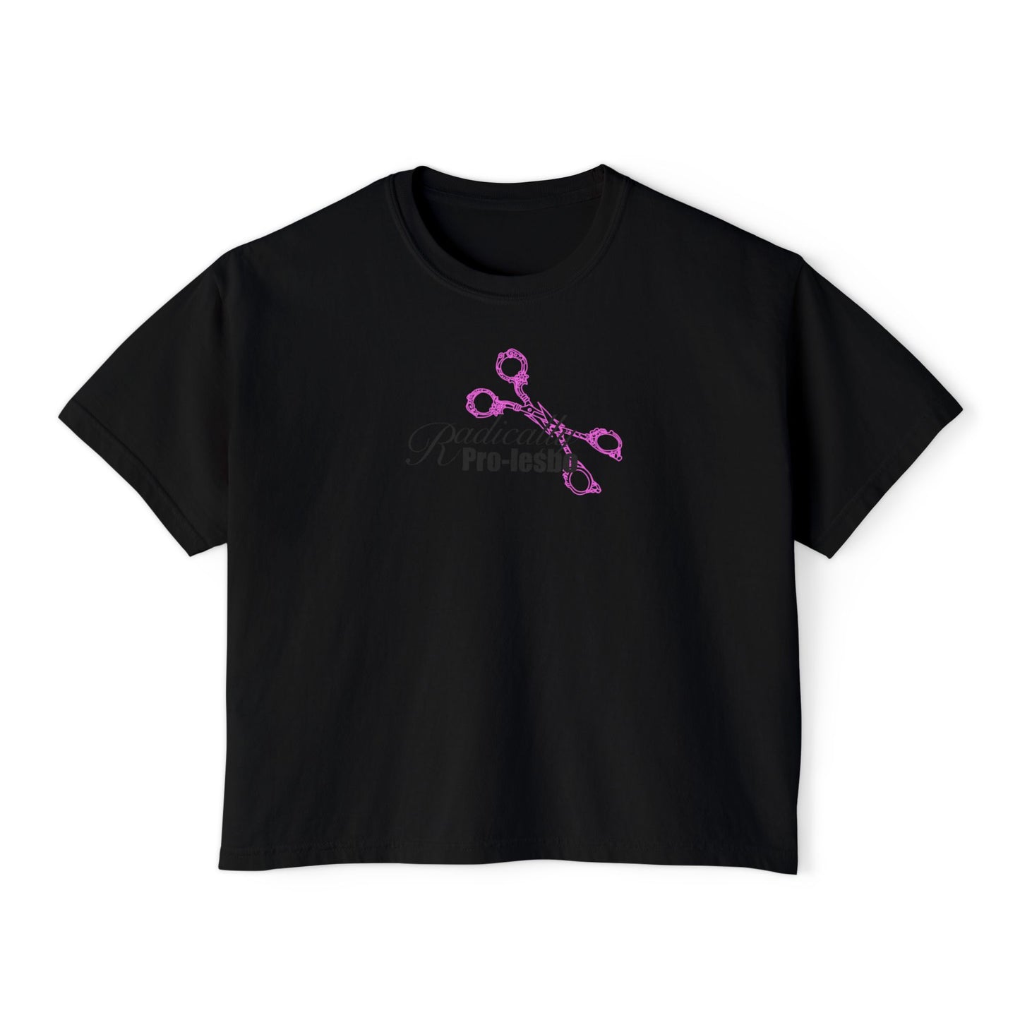 Radically Pro-Lesbo, Pink, Women's Boxy Tee