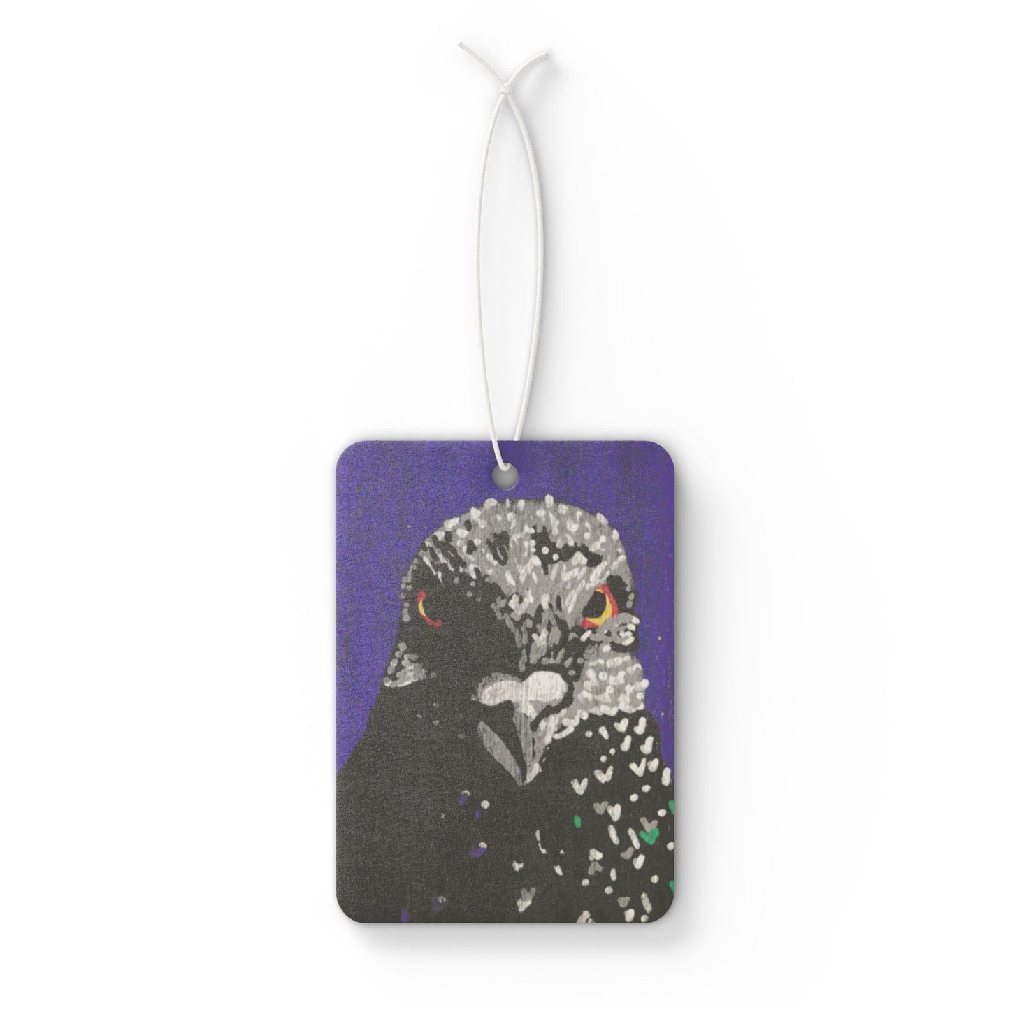 "Revenge Pigeon" Car Air Freshener, Birds, Pigeons, Rats in the Sky with Diamonds ACEOs 1/8