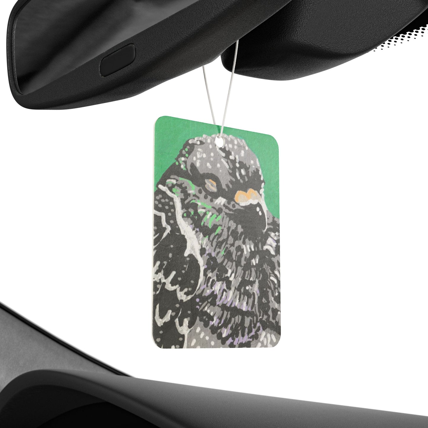 "At Ease" Car Air Freshener, Birds, Pigeons, Rats in the Sky with Diamonds ACEOs 2/8