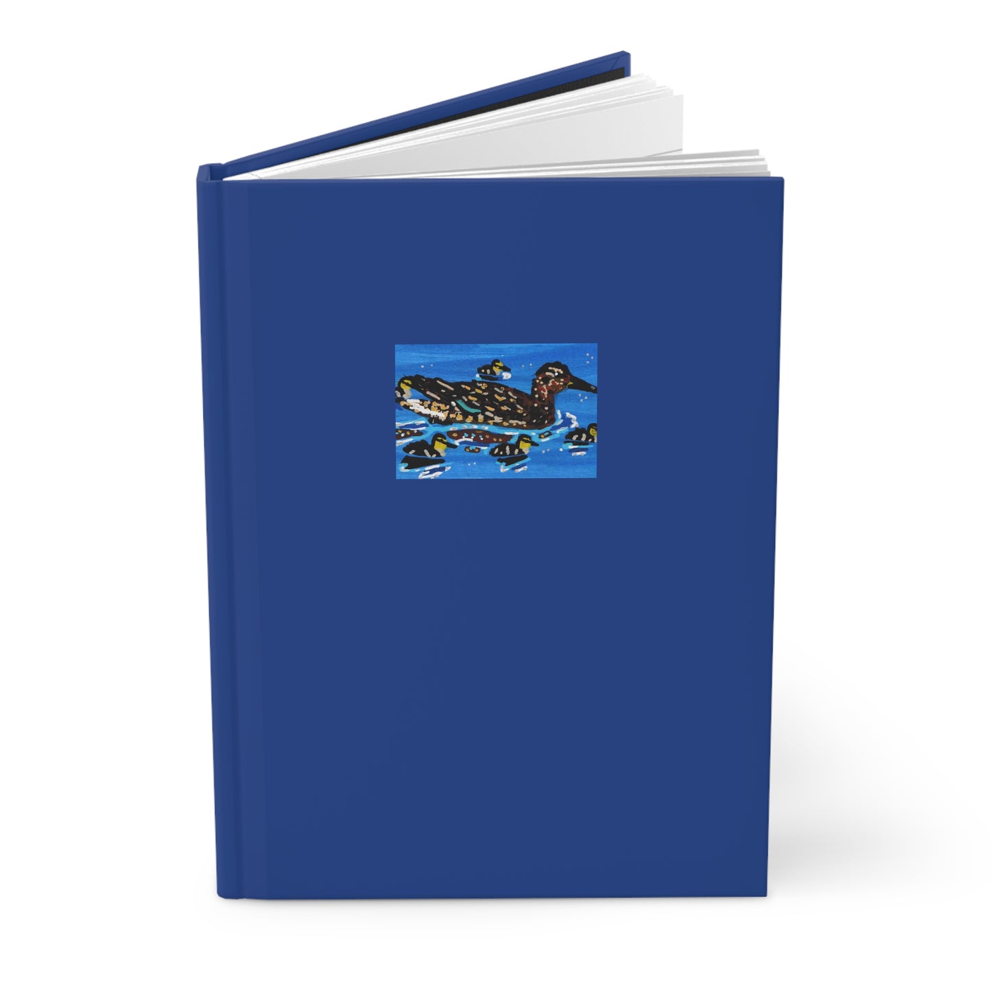 "Mallard Hen" Hardcover Journal Matte, Birds, Waterfowl, Pacific Northwest, Oregon Riverbanks ACEOs 8/8