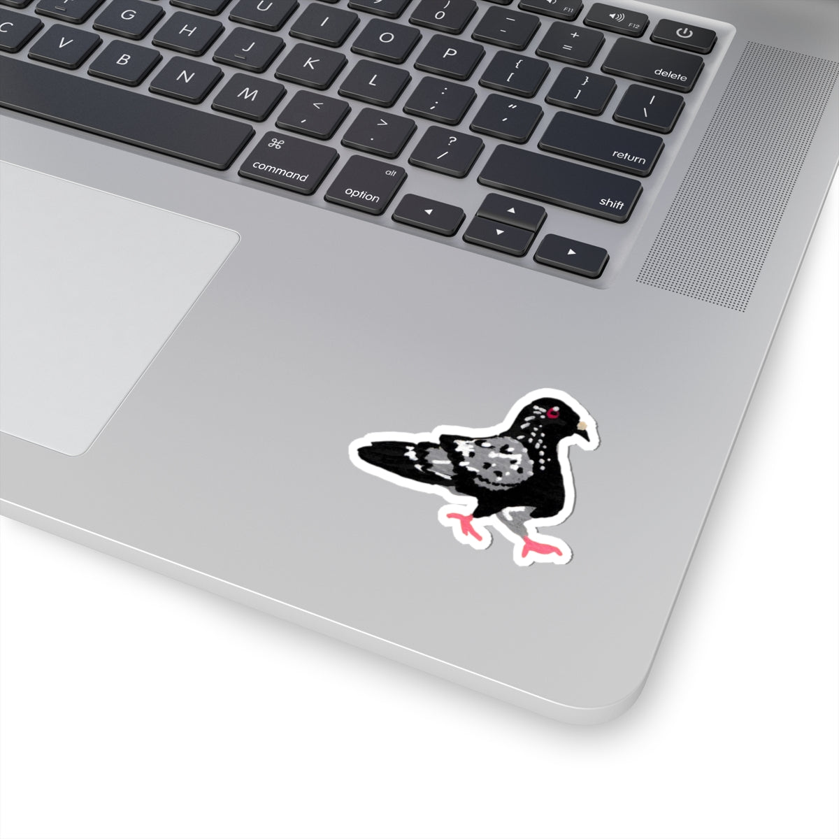 "Commuter Pigeon" Kiss-Cut Stickers, Birds, Pigeon, Rats in the Sky with Diamonds 7/8