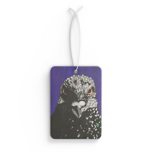"Revenge Pigeon" Car Air Freshener, Birds, Pigeons, Rats in the Sky with Diamonds ACEOs 1/8