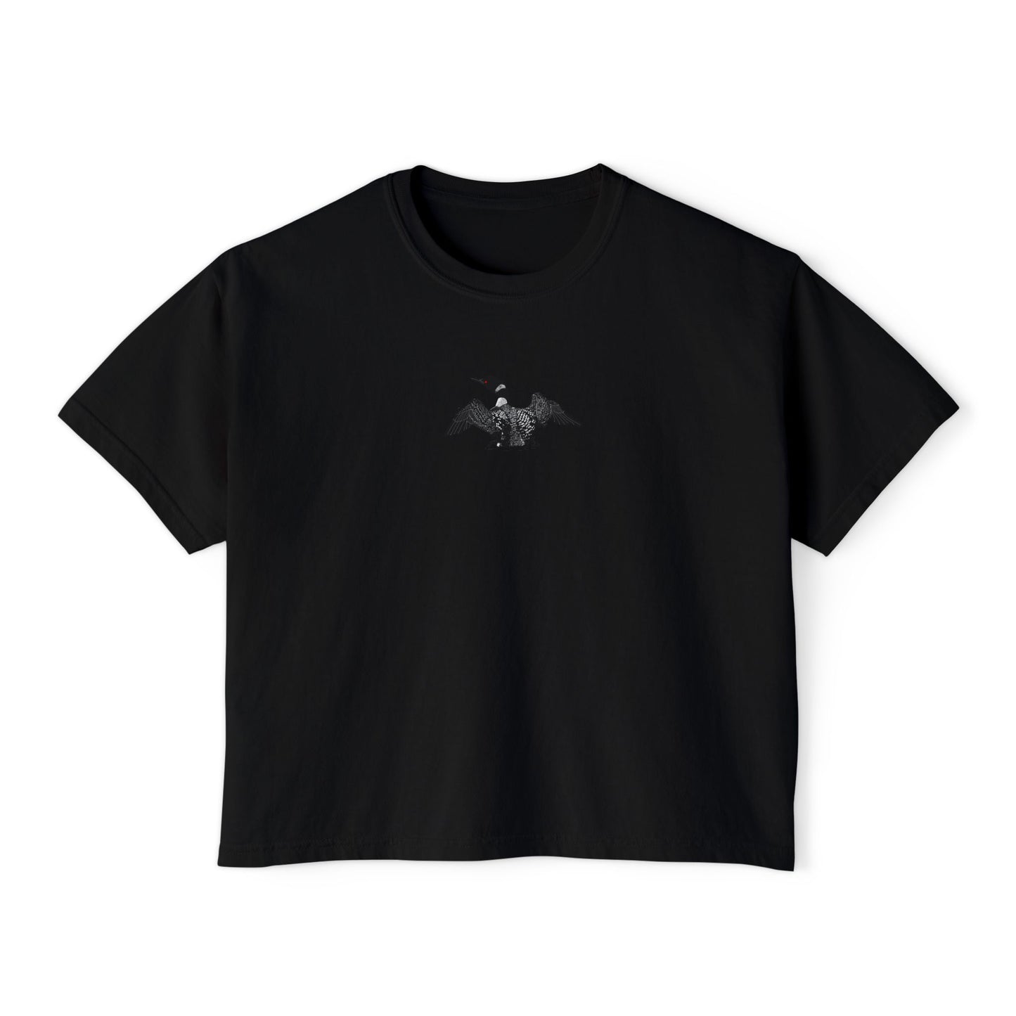 "Migration is an Earth Right" Pro-Immigration Loon Women's Boxy Tee